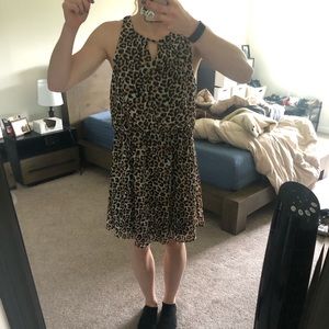 Cheetah print dress
